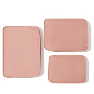 Hanky Panky Set of 3 packing cubes. Mauve. NEW WITH TAGS IN ORIGINAL PACKAGING